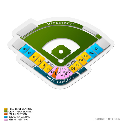 Smoky Stadium Seating Chart