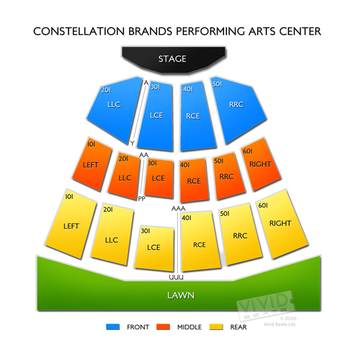 Constellation Brands Performing Arts Center Tickets Constellation