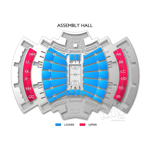Assembly Hall In Tickets Assembly Hall In Seating Chart