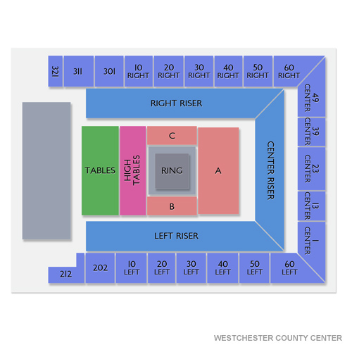 Westchester County Center Venue Map