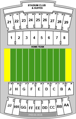 War Memorial Stadium-WY Venue Map