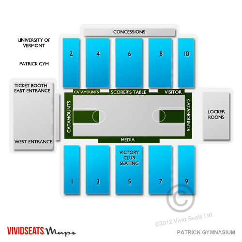 Patrick Gymnasium Seating Chart | Vivid Seats