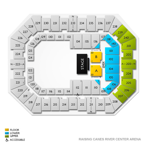 Raising Canes River Center Arena Tickets | 14 Events On Sale Now ...