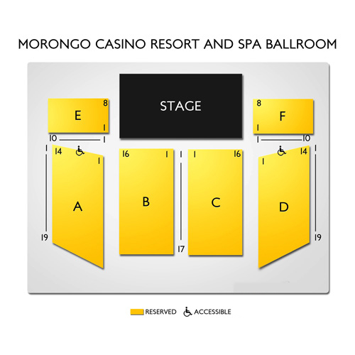 Morongo Casino Theater Seating Chart