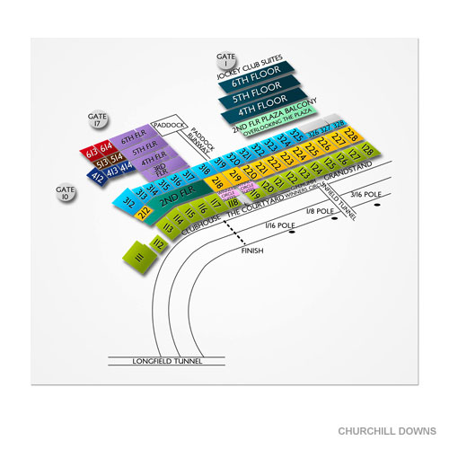 Churchill Downs Seating Chart Section 113