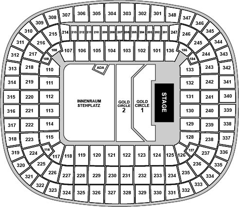 Allianz Arena Venue Map
