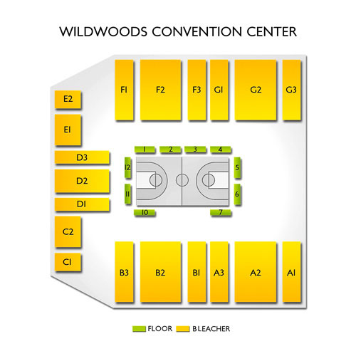 Wildwoods Convention Center Venue Map