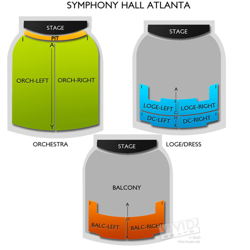 Symphony Hall Atlanta Seating Chart