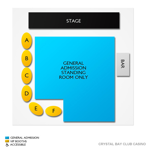 Crystal Bay Club Casino Venue Map
