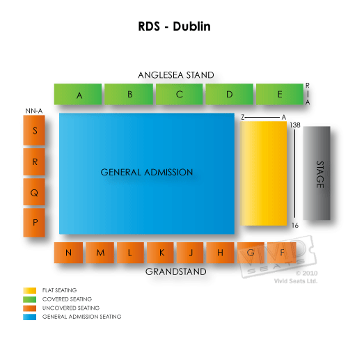 RDS Arena Seating Chart