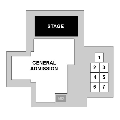Vinyl at Center Stage Venue Map