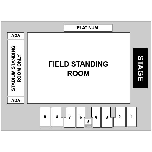 Veterans Memorial Stadium - Quincy Venue Map