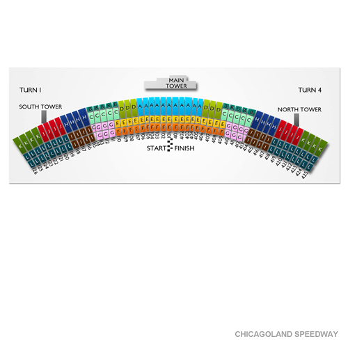 Kansas Motor Speedway Seating Chart