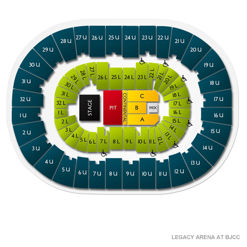 Legacy Arena Birmingham Al Seating Chart