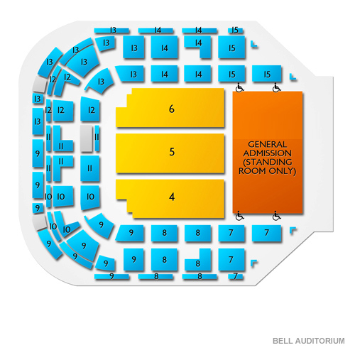 Augusta Entertainment Complex Seating Chart