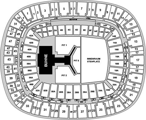 Deutsche Bank Park Venue Map