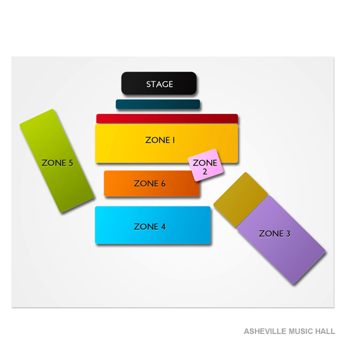 Asheville Music Hall Venue Map