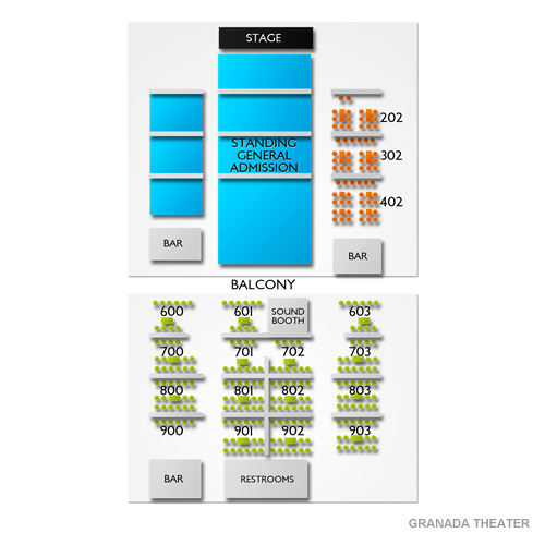 Granada Theater Dallas Seating Chart