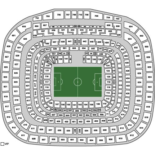 Estadio Santiago Bernabeu Venue Map