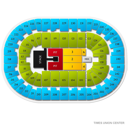 Times Union Center Albany Ny Seating Chart