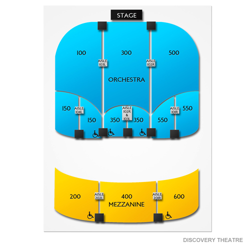 Discovery Theater Anchorage Seating Chart