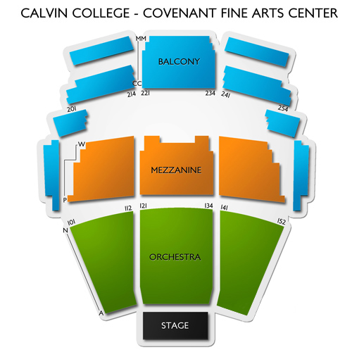 Calvin College - Covenant Fine Arts Center Seating Chart | Vivid Seats