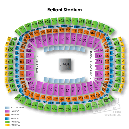 seating chart for houston rodeo