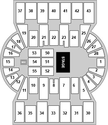 Scotiabank Centre Venue Map