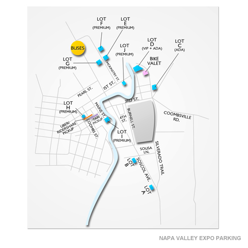 Napa Valley Expo Venue Map