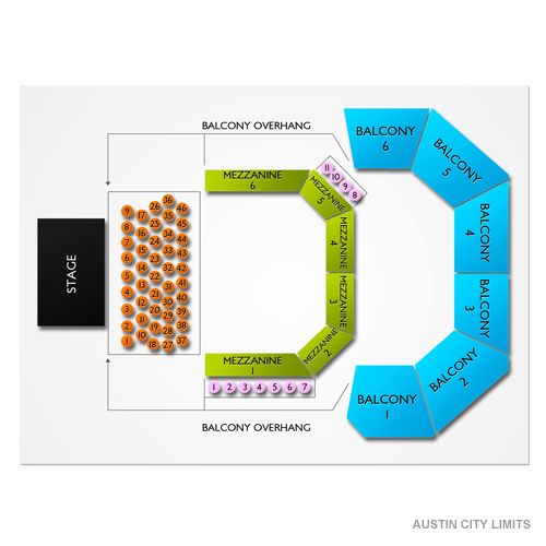 Moody Amphitheater Austin Tx Seating Chart