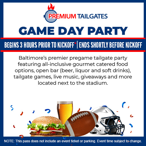 Premium Tailgate Tent - Baltimore Venue Map