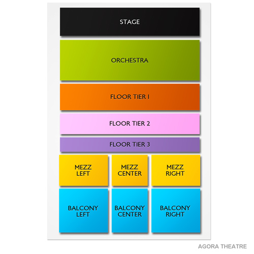 Agora Ballroom Seating Chart
