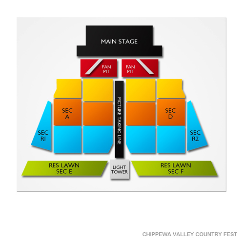 Chippewa Valley Country Fest Venue Map