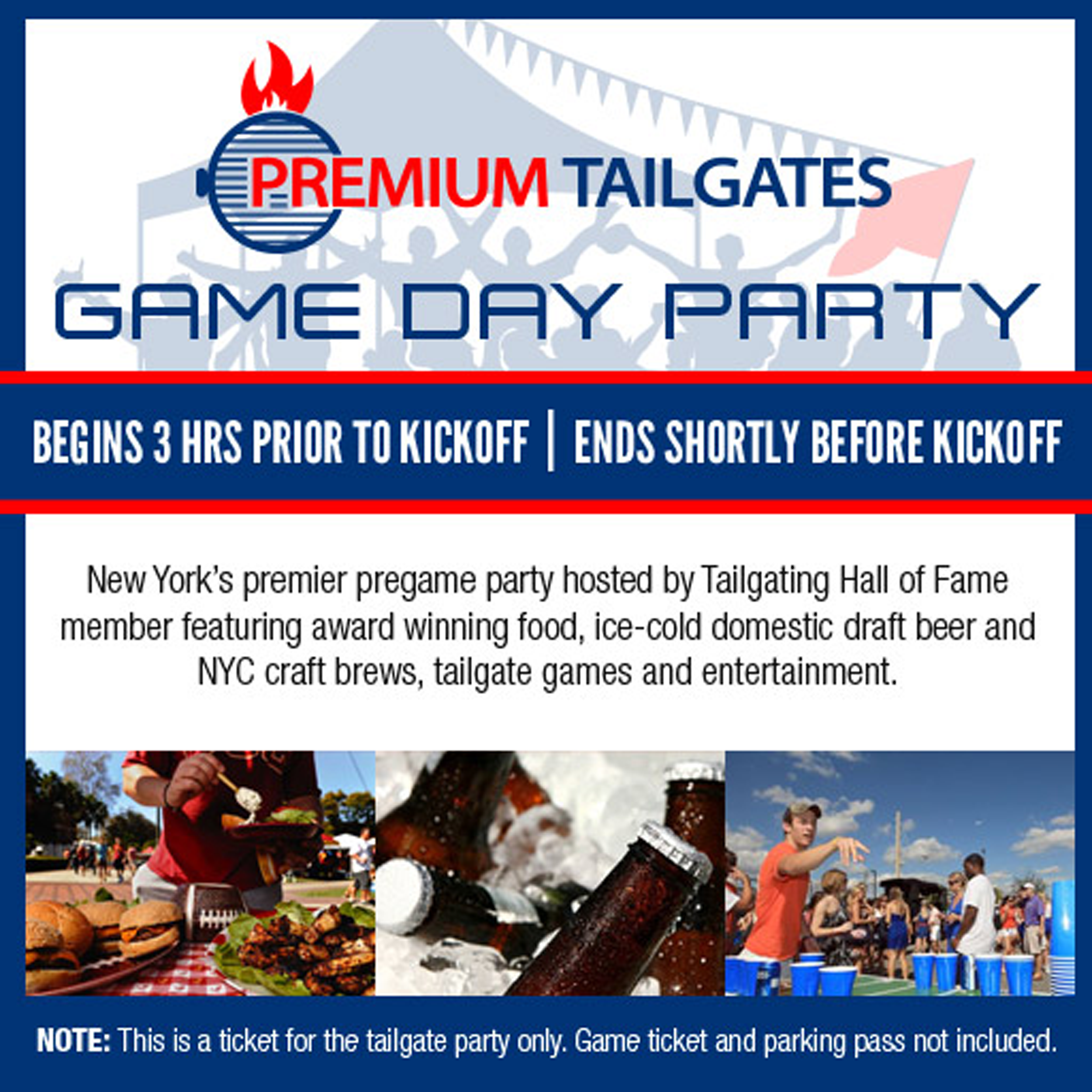 Premium Tailgates Game Day Party: New York Jets vs. Los Angeles Chargers  tickets - Premium Tailgate Tent - NY Jets - 11/06/2023