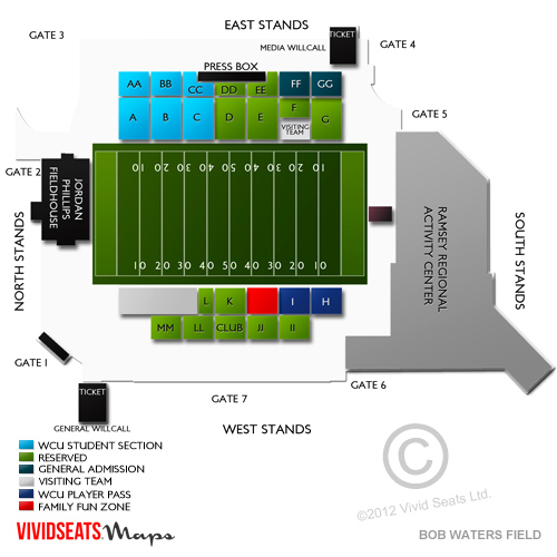 Bob Waters Field Seating Chart | Vivid Seats