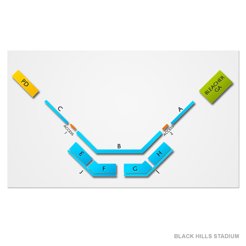 Black Hills Power Sports Complex Venue Map