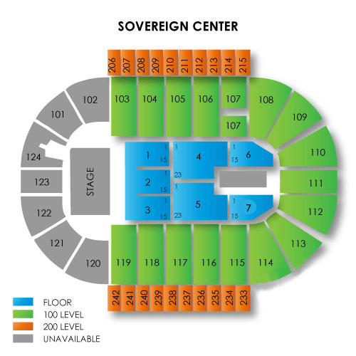 Santander Arena Venue Map