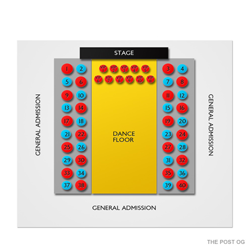The Post OG Venue Map