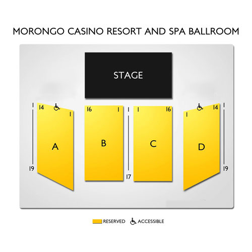 Morongo Casino Seating Chart