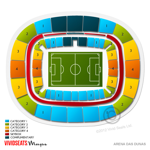 Arena das Dunas Seating Chart | Vivid Seats