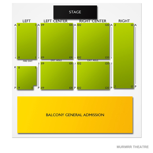 Murmrr Theatre Seating Chart