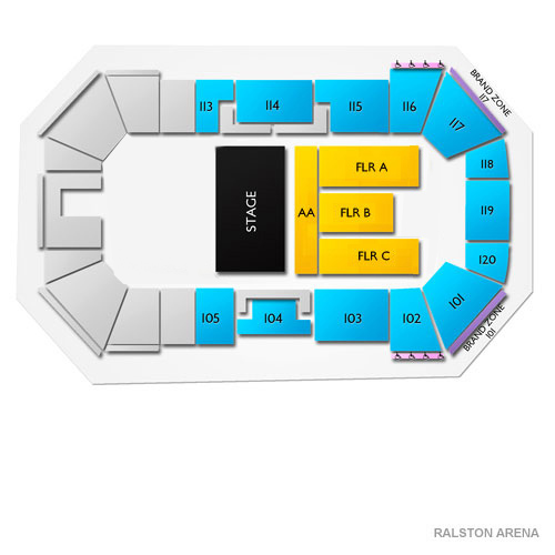Liberty First Credit Union Arena Venue Map