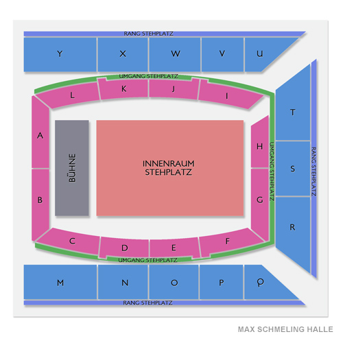 Max Schmeling Halle Venue Map