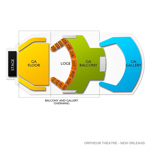 Orpheum Theatre New Orleans Concert Tickets