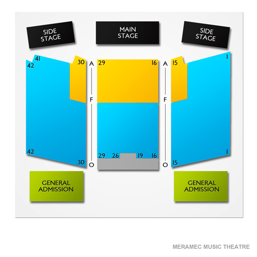 Meramec Music Theatre Venue Map