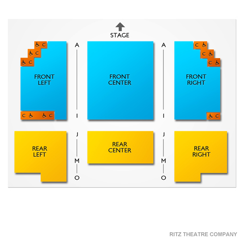 Ritz Theatre Company Venue Map