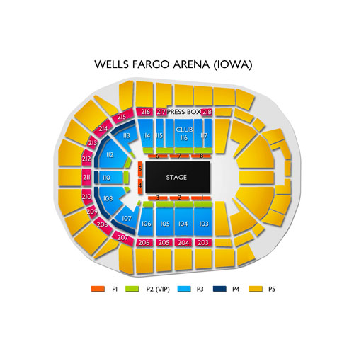 Wells Fargo Arena Des Moines Tickets 22 Events On Sale Now TicketCity