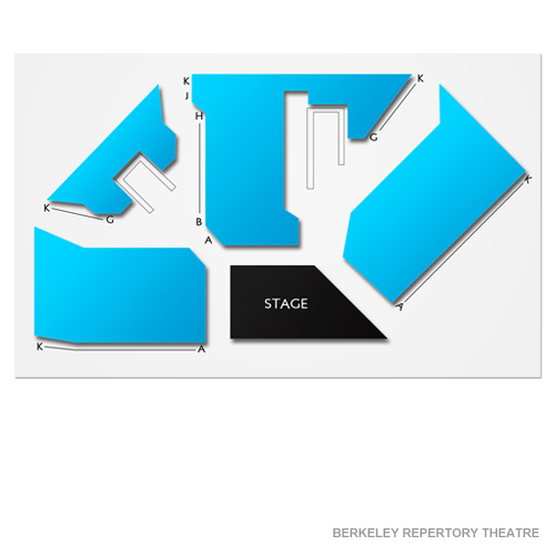 Berkeley Repertory Theatre Venue Map