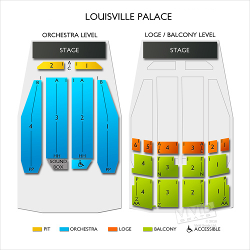 Louisville Palace Theater Seating Chart