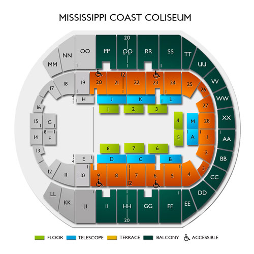 Mississippi Coast Coliseum Tickets 12 Events On Sale Now